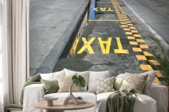 Naklejka: Taxi - znak na drodze