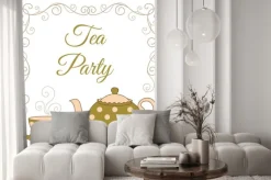 Naklejka: Tea party karty