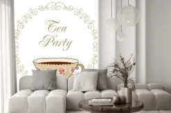 Naklejka: Tea party karty