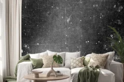 Naklejka: Tekstura ciemnej powierzchni vintage z zadrapaniami