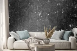 Naklejka: Tekstura ciemnej powierzchni vintage z zadrapaniami