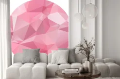 Naklejka: Tekstura przestrzenna w okręgu