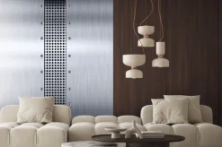 Naklejka: Tekstura ze srebrnych płyt stalowych