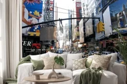 Naklejka: Times square - new york city in august