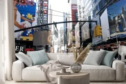 Naklejka: Times square - new york city in august