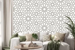 Naklejka: Tło z bezszwowej wzór w stylu arabskim