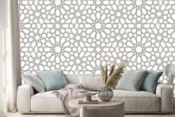 Naklejka: Tło z bezszwowej wzór w stylu arabskim