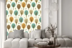 Naklejka: Tło z dekoracyjne krajobraz