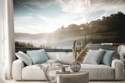 Naklejka: Tor wyścigowy o wschodzie słońca