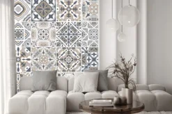 Naklejka: Tradycyjne portugalskie płytki azulejos