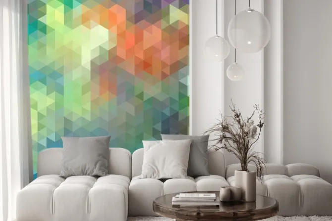 Naklejka: Trójkąt abstract background