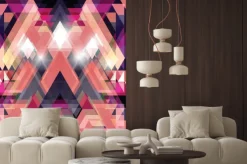 Naklejka: Trójkątne przestrzenie.