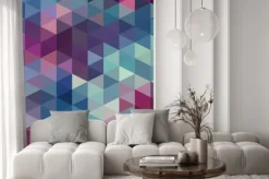 Naklejka: Trójkąty w tle