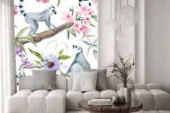 Naklejka: Tropikalna przyrody wektora wzorca