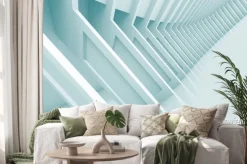 Naklejka: Tunel w tle cyfrowe