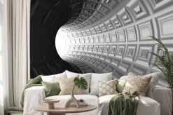 Naklejka: Tunel web siatka