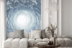 Naklejka: Tunnel of light