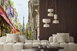 Naklejka: Ulica w paryżu - ilustracja