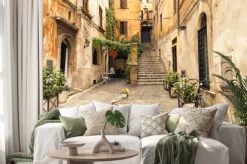 Naklejka: Uliczka starego miasta w rzymie