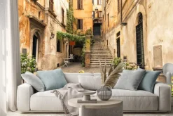 Naklejka: Uliczka starego miasta w rzymie