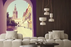 Naklejka: Uliczka w sewilli