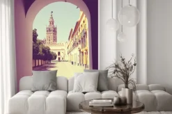 Naklejka: Uliczka w sewilli