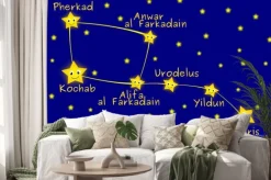 Naklejka: Ursa minor constellation