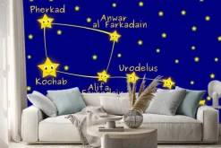 Naklejka: Ursa minor constellation