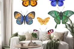 Naklejka: Ustawić kolorowe motyle