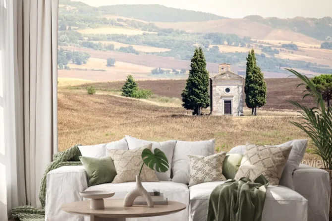 Naklejka: Val dorcia w nieruchomości