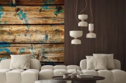 Naklejka: Vecchio fondo legno grunge