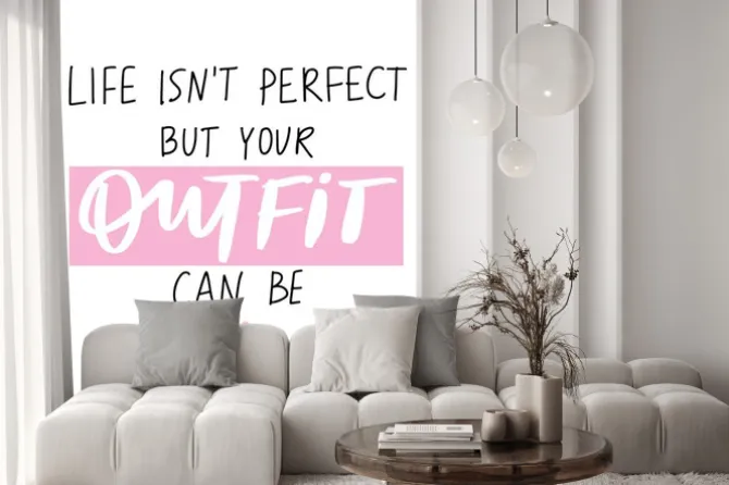 Naklejka: Vector hand drawn lettering phrase. modern brush calligraphy.