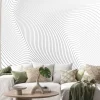 Naklejka: Vector illustration of the pattern of the gray lines abstract