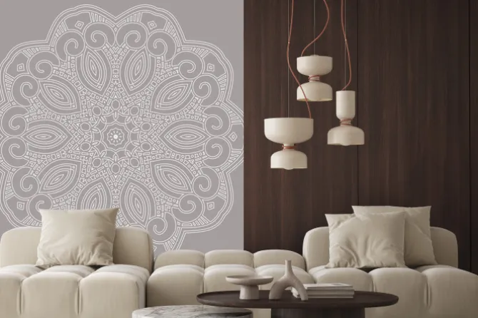 Naklejka: Vector okrągły ozdobny element projektu