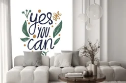 Naklejka: Vector tempting typography lettering postcard or poster