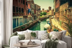 Naklejka: Venice canal place