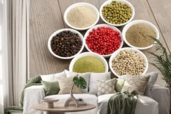 Naklejka: Verschiedene pfeffersorten