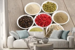 Naklejka: Verschiedene pfeffersorten