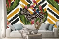 Naklejka: Vintage beautiful and trendy seamless pattern design in super