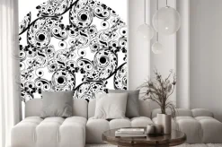 Naklejka: Vintage flower