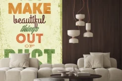 Naklejka: Vintage ilustracja typografia wektor grunge efektów. może być