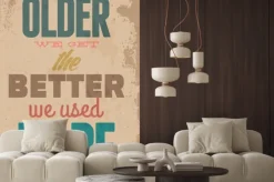 Naklejka: Vintage ilustracja typografia wektor grunge efektów. może być