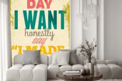 Naklejka: Vintage ilustracja typografia wektor grunge efektów.