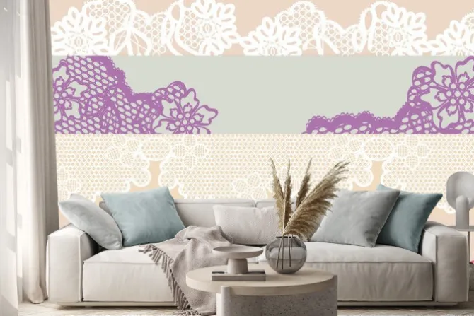 Naklejka: Vintage laceok