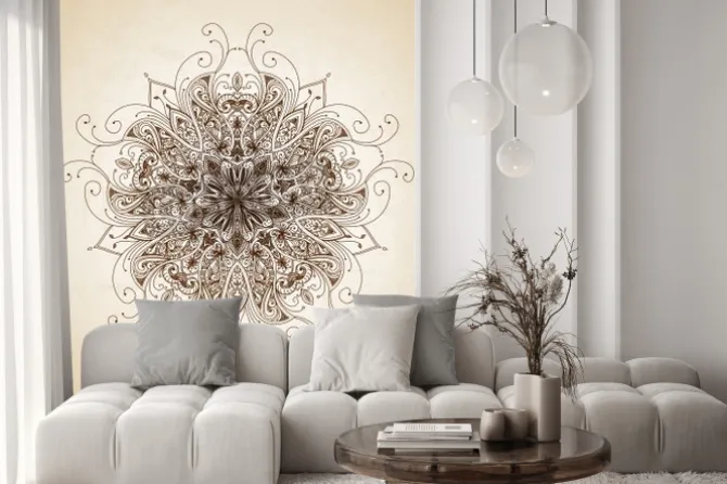 Naklejka: Vintage wektor wzorca. ręcznie rysowane tła abstrakcyjna. dekoracyjne