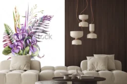 Naklejka: Violas bouquet