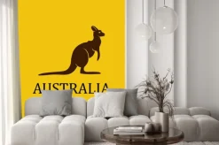 Naklejka: Wektor australia kangur