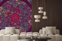 Naklejka: Wektor indian mandala