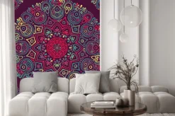 Naklejka: Wektor indian mandala