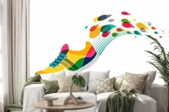 Naklejka: Wektor plakat - bieganie i sportu